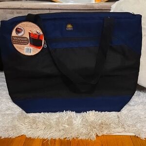 California Innovations Black and Blue 11 Gallon Insulated Mega Tote